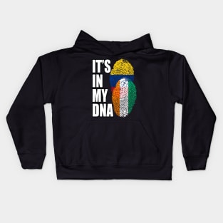 Ivorian And Colombian Mix Heritage DNA Flag Kids Hoodie